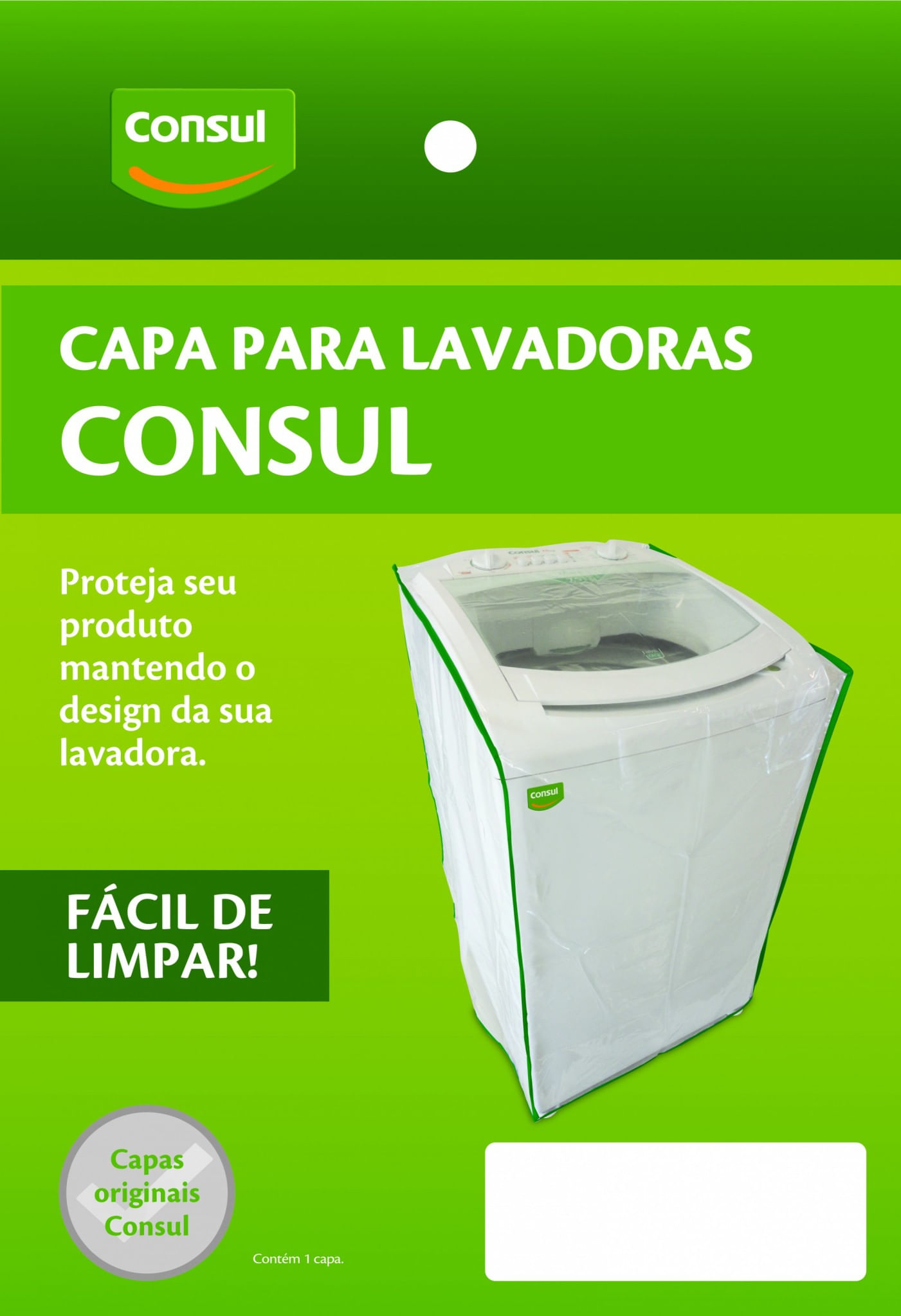 Capa para lavadora Consul G