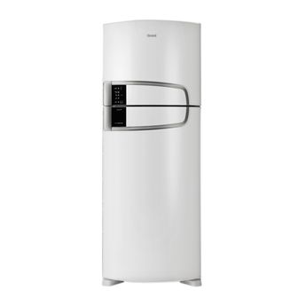 Geladeira Branca - Geladeira Branca Frost Free Duplex Bem Estar 437 Litros com Horta em Casa Branca Consul CRM55AB - Vista Frontal