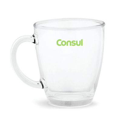 Caneca de Vidro 390ml Consul - 326026637