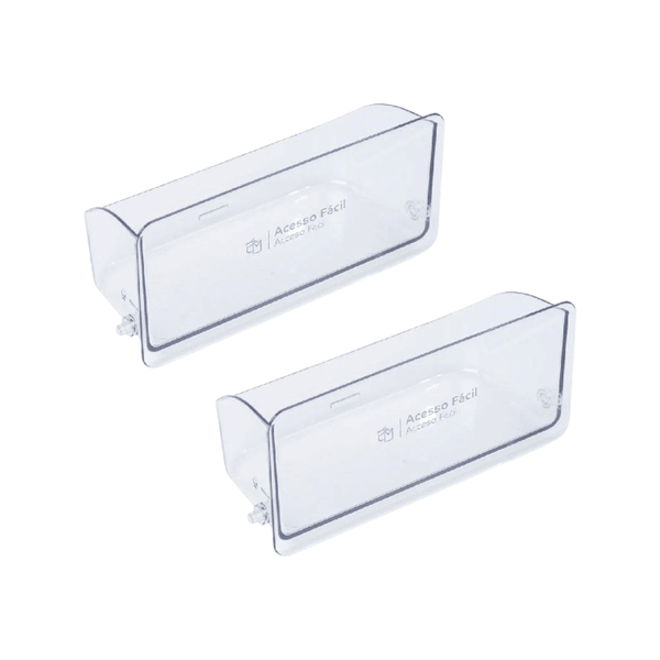 Combo 2 Prateleiras Twin Box Tampografada (C+F) para Refrigerador - CJ_W11375506_2 CJ_W11375506_2