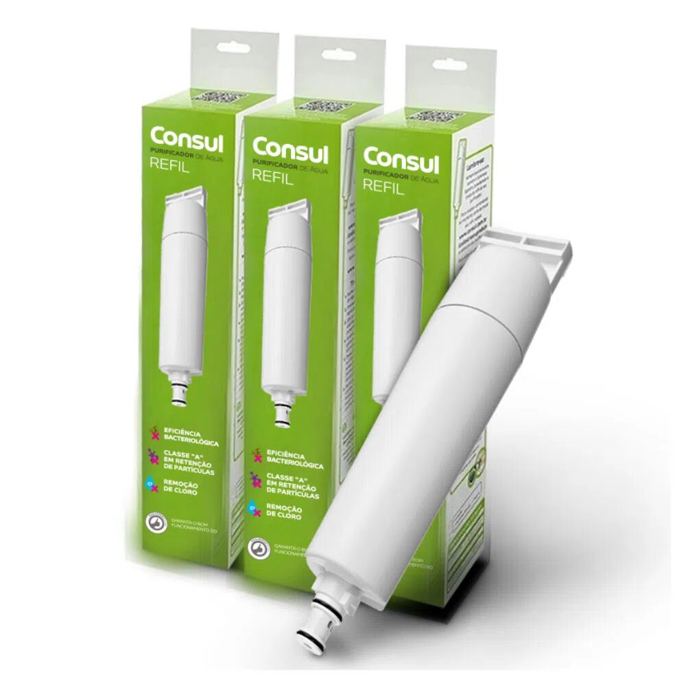 Combo 3 Filtros para Purificador Consul CPB34, CPB35, CPB36, CPC30, CPC31 - CIX06AX - CJ_W11199342_3