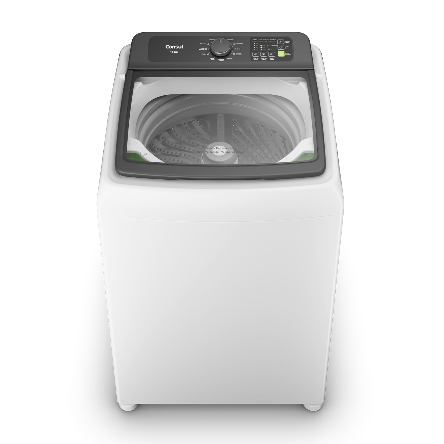 Máquina de Lavar Consul 15Kg Branca com Modo Eco - CWN15AB