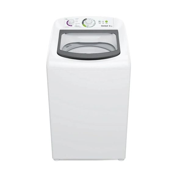 Máquina de Lavar Consul 9Kg Branca com Dosagem Econômica e Ciclo Edredom - CWB09BB 110V Máquina de Lavar Consul 9Kg Branca com Dosagem Econômica e Ciclo Edredom - CWB09BB 110V