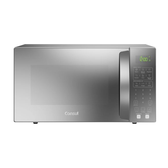 Micro-ondas Consul 32 Litros Cor Cinza Espelhado com Menu Fácil - CMS46AR 220V