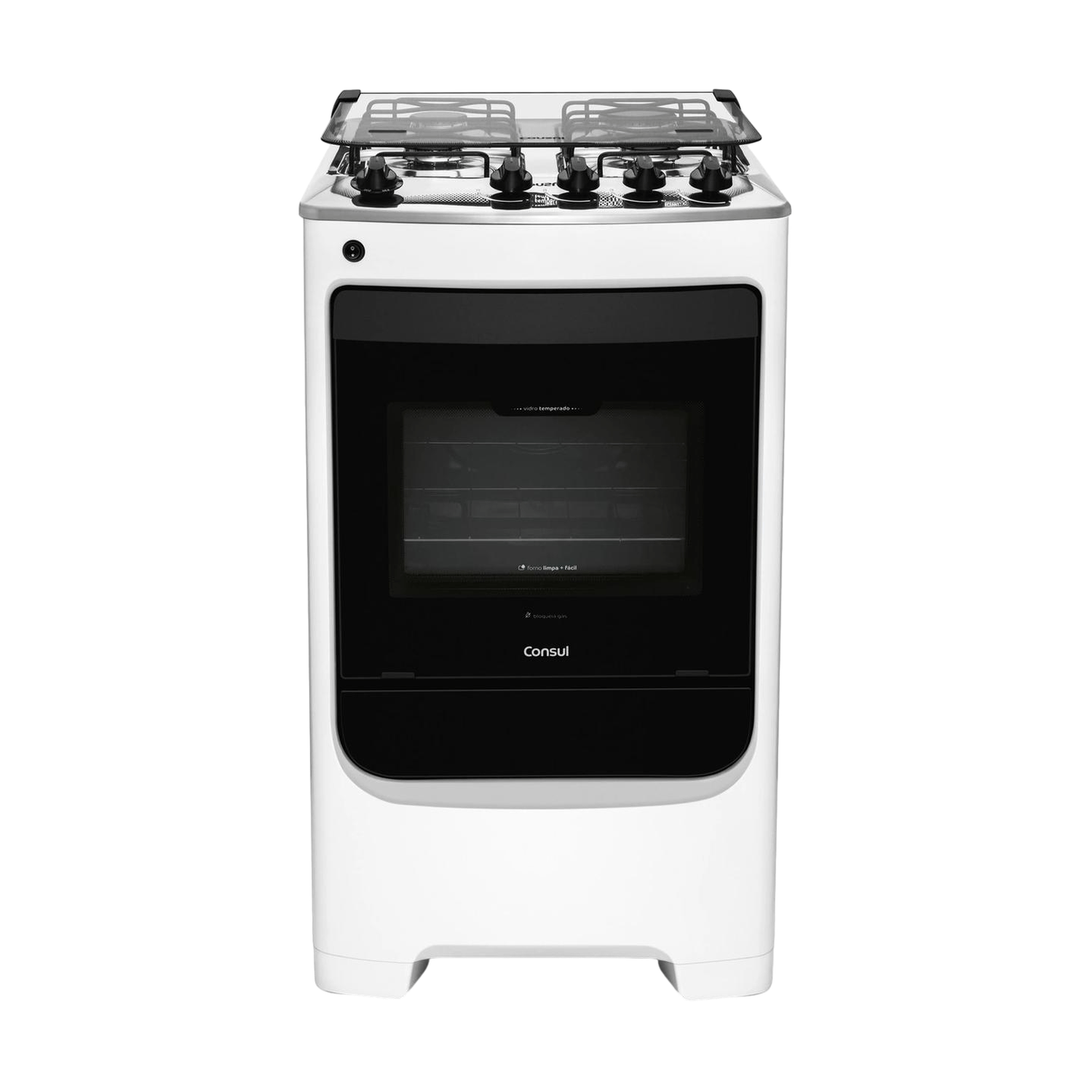 Fogão Consul 4 Bocas Branco com Acendimento Automático - CFO4NAB