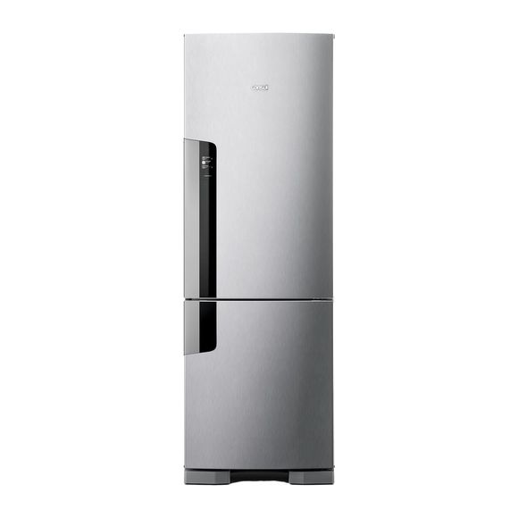 Geladeira Consul Frost Free Duplex 397 litros Evox com freezer embaixo - CRE44BK 110V Geladeira Consul Frost Free Duplex 397 litros Evox com freezer embaixo - CRE44BK 110V