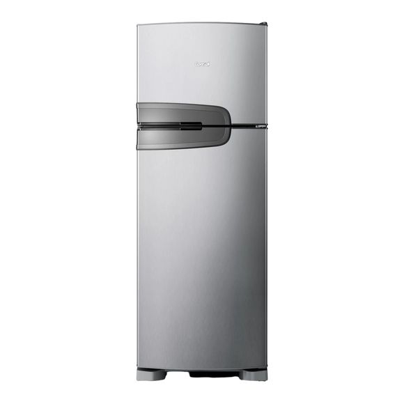 Geladeira Consul Frost Free Duplex 340 Litros com Prateleiras Altura Flex Cor Inox - CRM39AK 220V Geladeira Consul Frost Free Duplex 340 Litros com Prateleiras Altura Flex Cor Inox - CRM39AK 220V