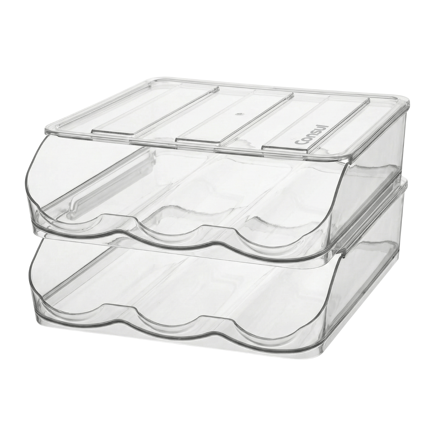 Porta Ovos 2 Andares Transparente Consul - 600000001