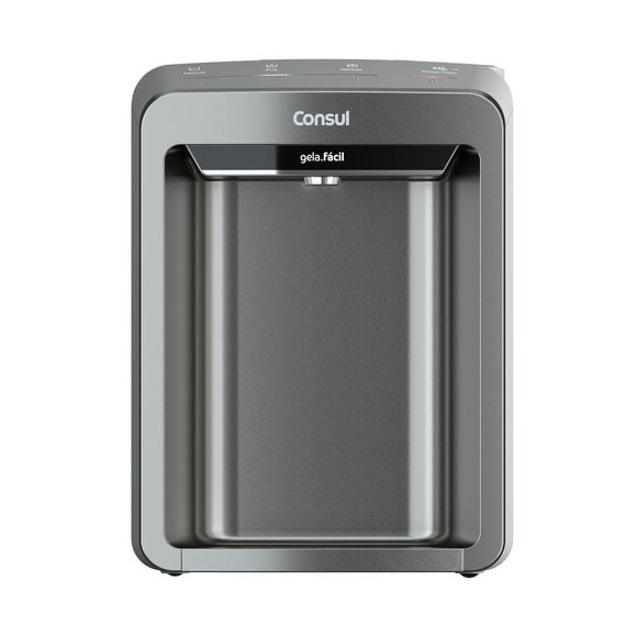 Purificador de Água Consul CPB33AF. Painel Touch, 3 Níveis de Temperatura - Cinza, Bivolt Bivolt